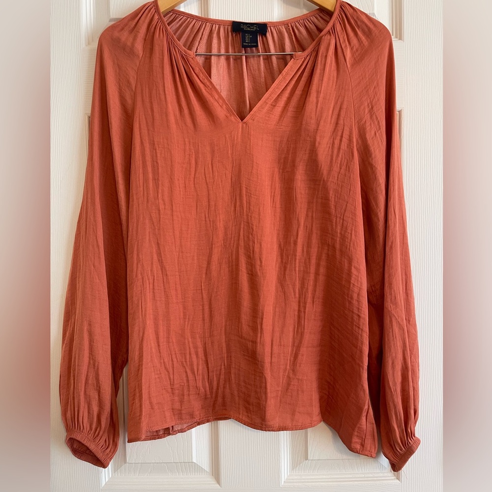 Rachel Roy Women's Orange Top Size Small